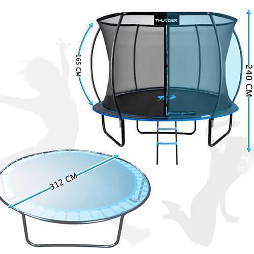 Trambulina ultra albastru 312 cm