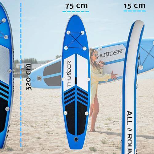 Placa de surf albastra 320cm