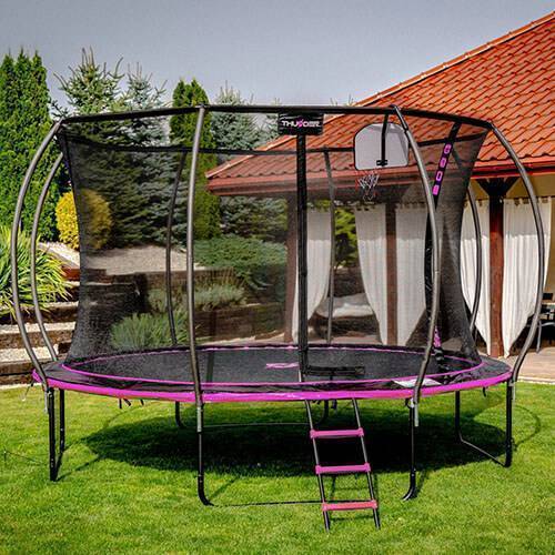 Trambulina ultra roz 255 cm 1