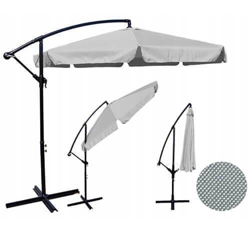 Umbrela gradina 350cm gri