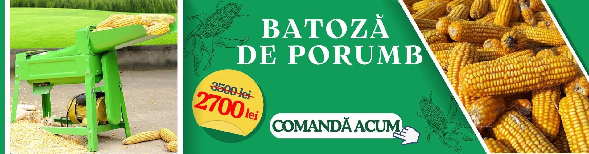 Batoza de dezghiocat porumb