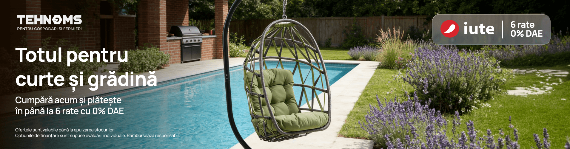 Balansoare cocon pentru gradina