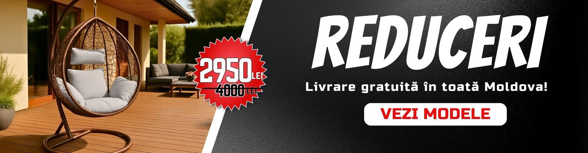 Balansoare cocon la oferta cu pret redus
