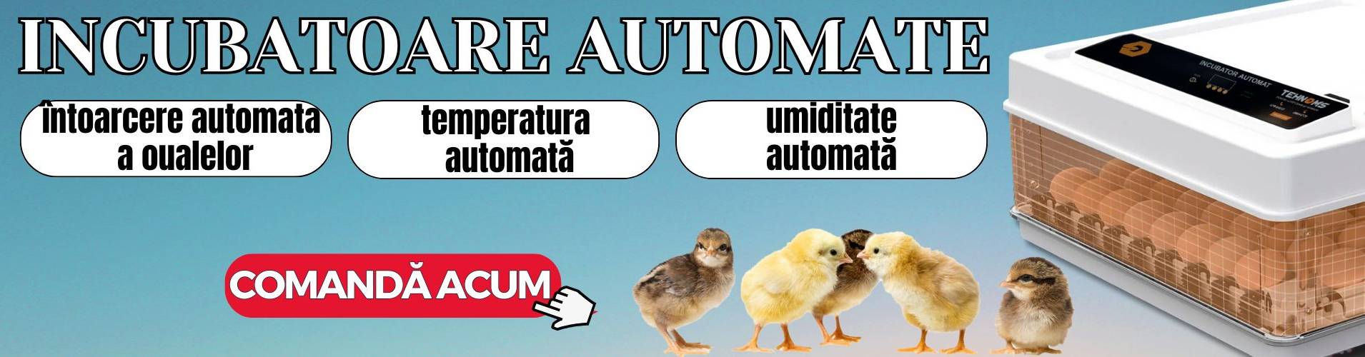 Incubatoare automate la pret redus tehno ms