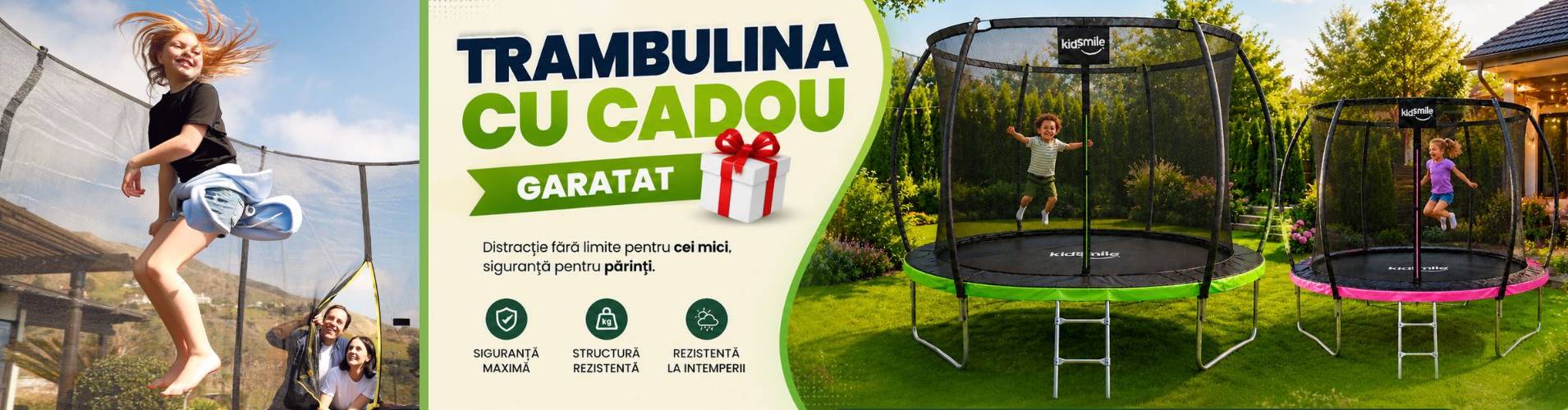Trambuline pentru copii
