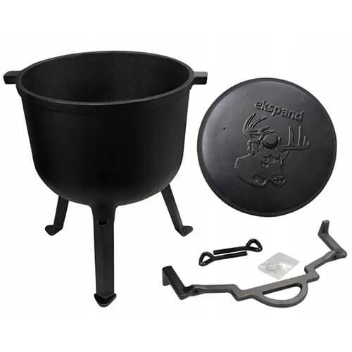 Ceaun din fonta 15L vanatoresc 1