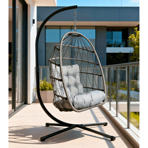 Balansoar de tip cocon DIAMOND Grey 1