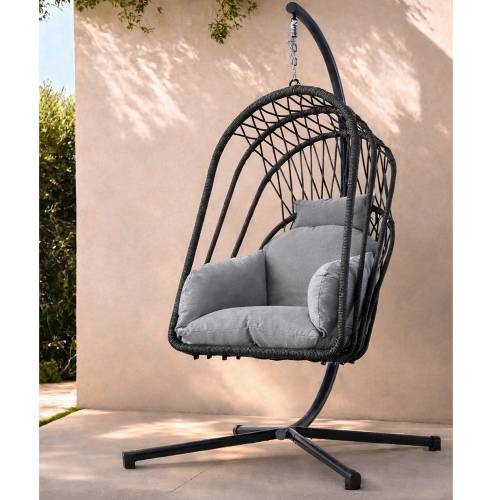 Balansoar de tip cocon Kate Grey 1