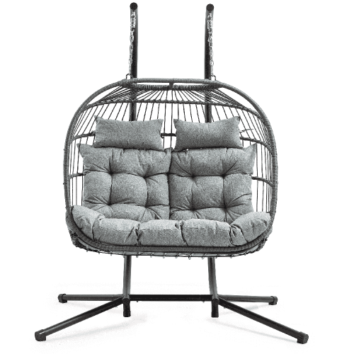 Balansoar de tip cocon 2 SEATER Grey 1