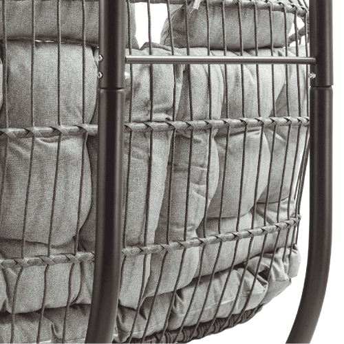 Balansoar de tip cocon 2 SEATER Grey 6