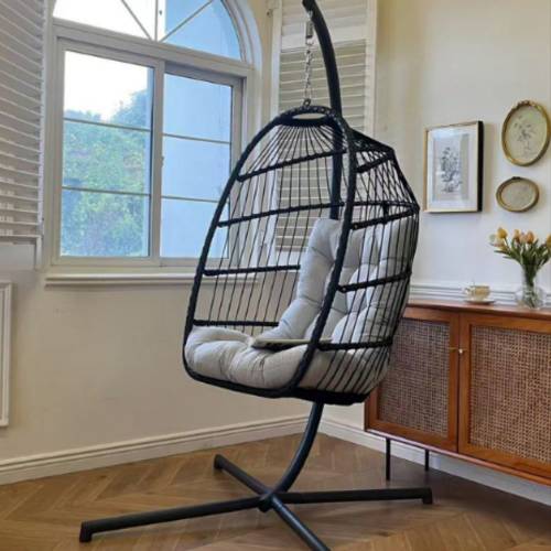 Balansoar de tip cocon Malta black 1