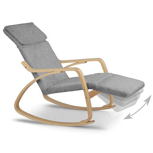 Fotoliu balansuar Suzi gri deschis 280000 6