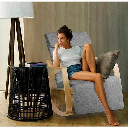 Fotoliu balansuar Suzi gri deschis 280000 8