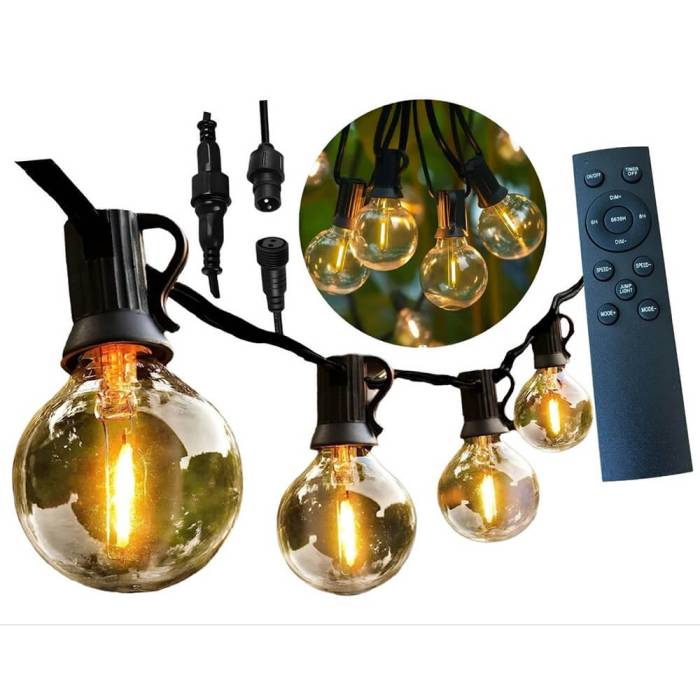 Ghirlanda led terasa 36 becuri LED 20m 700 700