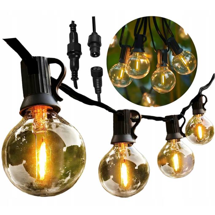 Ghirlanda led terasa 20 becuri LED 15m 700 700