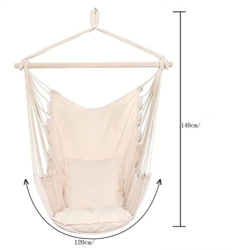 Hamac tip leagan suspendat bej 5