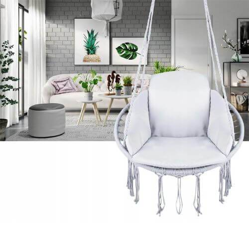 Leagan HK1P suspendat 80cm gri perna 2
