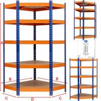 Raft de colt 180x90x45cm NLA265BO 1