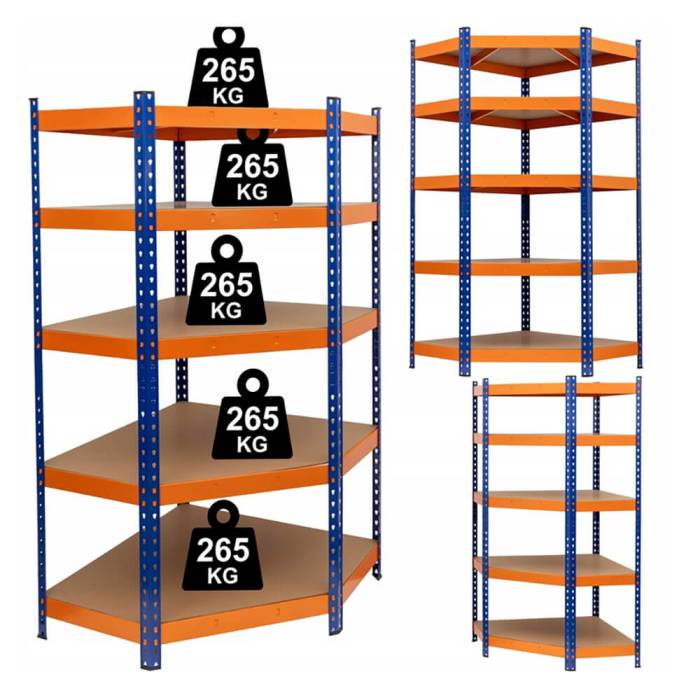 Raft de colt 180x90x45cm NLA265BO