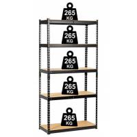 Raft negru 183x90x40cm NLA265CZ 6