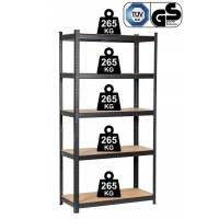 Raft negru 180x90x45cm WLA265