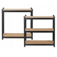 Raft negru 180x90x45cm WLA265 5