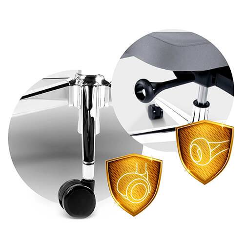 Scaun de birou plasa Nicea gri 240310 7