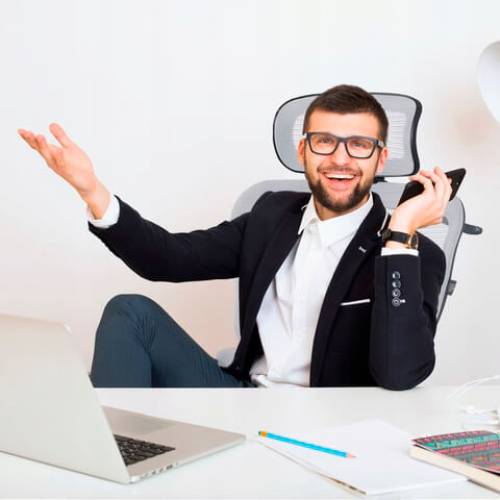 Scaun de birou plasa Nicea gri 240310 9