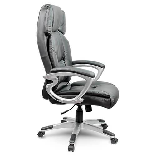 Scaun de birou din piele neagra Sofotel EG 227 2