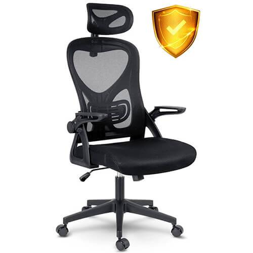 Scaun de birou plasa Todden negru 2480 1