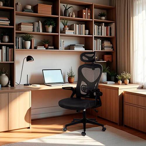 Scaun de birou plasa Todden negru 2480 7