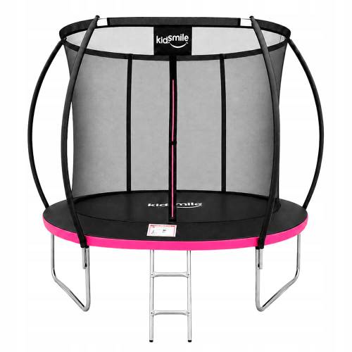 Trambulina TO03 255 cm plasa interioara roz 1