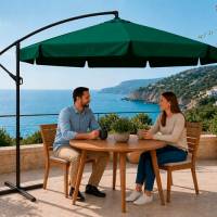 Umbrela de gradina 350 cm verde 1