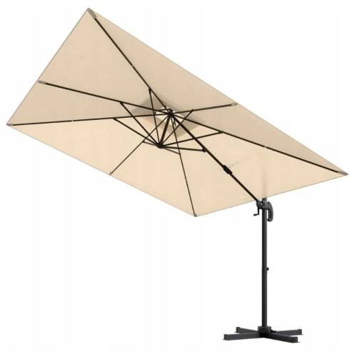 Umbrela de gradina roma 420 cm bej rotatie 360 2