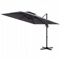 Umbrela 420 cm gri rotatie 360 3