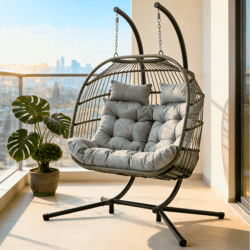 Leagăn tip cocon dublu